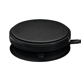 EUROPALMS Drehteller 15cm bis 5kg schwarz