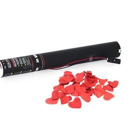 TCM FX Konfetti-Ladung elektrisch 50cm, rote Herzen