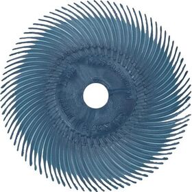 Radialbürstenscheibe RB-ZB Typ C D.75mm K.400 blau 20000min-¹ 3M