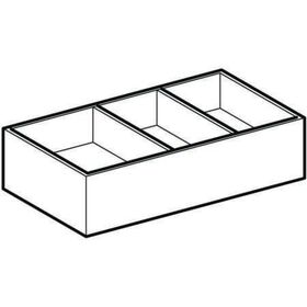 Geberit Schubladeneinsatz XENO² H-Unterteilung 373x62x208mm Melam Holzst