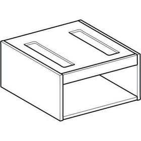 GE Korpus VariForm Unterschrank f. AS-WT mit zwei Schubladen, Eiche