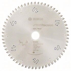 Kreissägeblatt AD 254mm Z.60 WZ Bohr.30mm Schnitt-B.2,3mm HM BOSCH