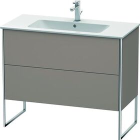 Duravit Waschtischunterbau XSQUARE 832x1010x478mm basalt matt