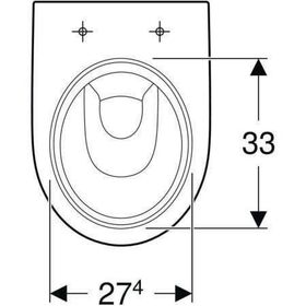 Geberit Stand-Tiefspül-WC RENOVA Abgang horizontal, teilgeschlossen weiß