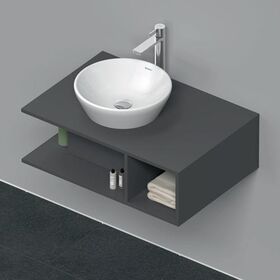 Duravit Waschtischunterbau D-NEO 1 Fach rechts 260x800x550mm graphit matt