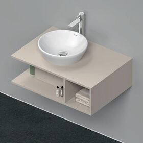 Duravit Waschtischunterbau D-NEO 1 Fach rechts 260x800x550mm taupe