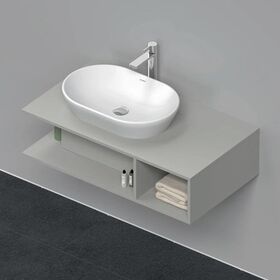 Duravit Waschtischunterbau D-NEO 1 f rechts 260x1000x550mm betongrau matt