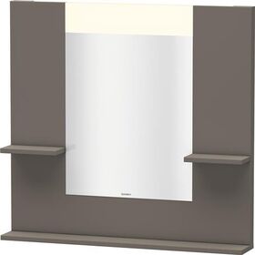 Duravit Spiegel VERO 142x850x800mm Be flannel grey seidenmatt