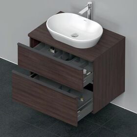 Duravit Waschtischunterbau D-NEO 2 Schubk 644x800x550mm kastanie dunkel