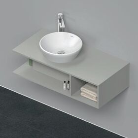 Duravit Waschtischunterbau Compact D-NEO 1 f rechts 260x1000x480mm betongrau mat