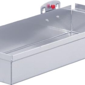 Ablagekasten H55xB320xT135mm alufarben f.Lochplatten KAPPES