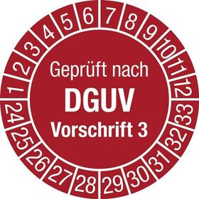Mehrjahresprüfplakette D.30mm J.2024-2033 Folie Btl.a 100 St.