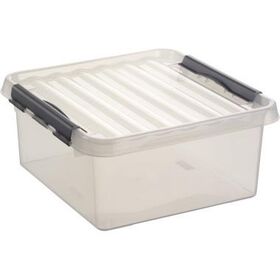 Sunware Aufbewahrungsbox Q-line H6162802 18l 400x400x180mm tr