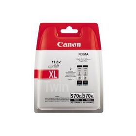 Canon Tintenpatrone PGI570XLBK 0318C007AA schwarz 2 St./Pack.