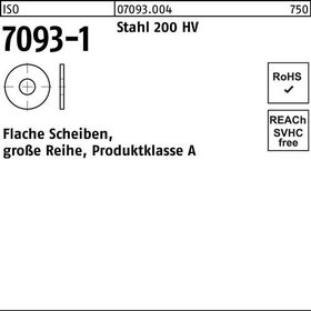 Unterlegscheibe ISO 7093-1 16 Stahl 200 HV 100 Stück - VPE: 100
