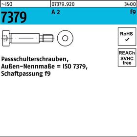 Paßschulterschraube ISO 7379 10f9 M8x 16 A 2 50 Stück - VPE: 50