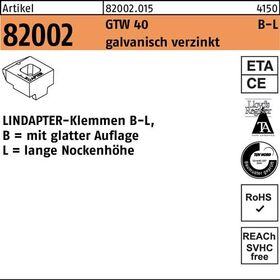 Klemmen R 82002 GTW 40 LM 12/9,5 galv.verz. 1 Stück LINDAPTER