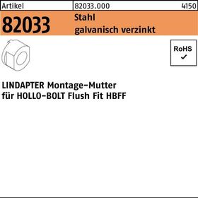 Montagemutter R 82033 HBFF10 Stahl galv.verz. 1 Stück LINDAPTER