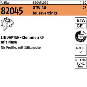 Klemme R 82045 GTW 40 CF M12 Sphäroguß feuerverz. 1 Stück LINDAPTER