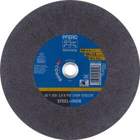 Trennscheibe PSF CHOP STEELOX D350x2,8mm ger.Stahl/INOX Bohr.25,4mm PFERD - VPE: 10