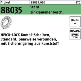 Kombischeibe R 88035 HKS- 8 Stahl flZnnc 200 Stück HEICO - VPE: 200