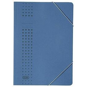 ELBA Eckspanner chic 400010108 DIN A4 150Bl. Karton dunkelblau