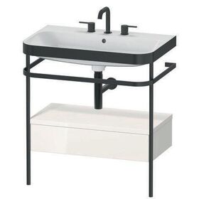 Duravit WTU HAPPY D.2 PLUS 775x490mm m Metallkon 2 HL we supermatt