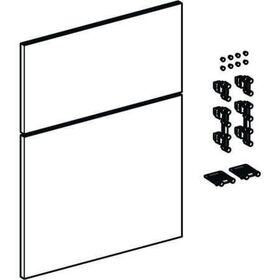 Geberit Schubladenfront-Set iCon f Seitenschrank 450mm sand-grau gänzend