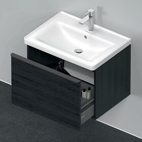Duravit Waschtischunterbau D-NEO 1 Auszug 440x634x452mm eiche schwarz