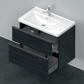 Duravit Waschtischunterbau D-NEO 625x784x452mm 1 Ausz. 1 Schubk. Ei sw