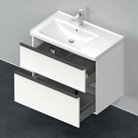 Duravit Waschtischunterbau D-NEO 625x784x452mm 1 Ausz. 1 Schubk. we matt