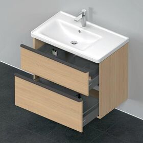 Duravit Waschtischunterbau D-NEO 625x784x452mm 1 Ausz. 1 Schubk. Ei natur