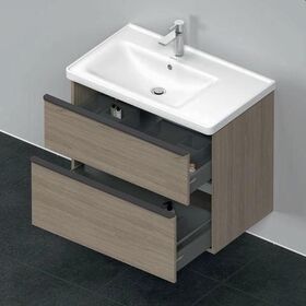Duravit Waschtischunterbau D-NEO 625x784x452mm 1 Ausz. 1 Schubk. Ei terra