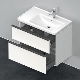 Duravit Waschtischunterbau D-NEO 625x784x452mm 1 Ausz. 1 Schubk. we matt