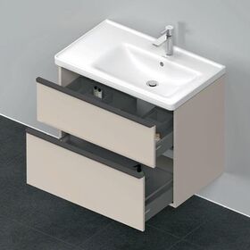 Duravit Waschtischunterbau D-NEO 625x784x452mm 1 Ausz. 1 Schubk. taupe