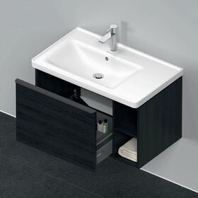 Duravit Waschtischunterbau D-NEO 625x784x452mm 1 Ausz. Regal seitl Ei sw