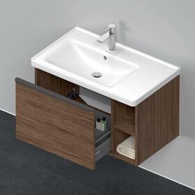 Duravit Waschtischunterbau D-NEO 625x784x452mm 1 Ausz. Regal seitl NB dkl