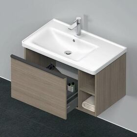 Duravit Waschtischunterbau D-NEO 625x784x452mm 1 Ausz. Regal seitl Ei Ter
