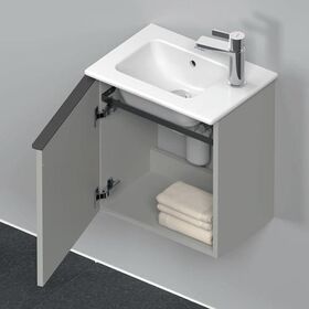 Duravit Waschtischunterbau D-NEO 440x410x274mm 1 Tür TA li betongr ma