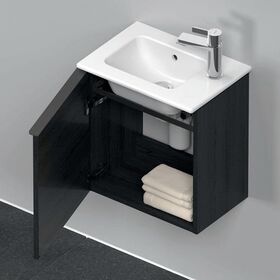Duravit Waschtischunterbau D-NEO 440x410x274mm 1 Tür Türanschl li Ei sw