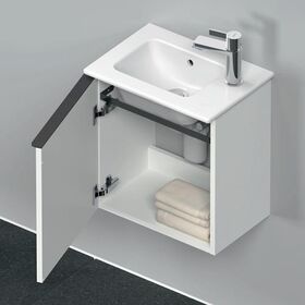 Duravit Waschtischunterbau D-NEO 440x410x274mm 1 Tür Türanschl li we matt