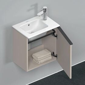 Duravit Waschtischunterbau D-NEO 440x410x274mm 1 Tür Türanschl re taupe