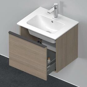 Duravit Waschtischunterbau D-NEO 440x510x402mm, 1 Auszug eiche terra