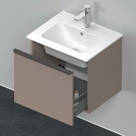 Duravit Waschtischunterbau D-NEO 440x510x402mm, 1 Auszug basalt matt