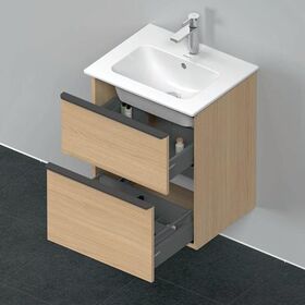 Duravit Waschtischunterbau D-NEO 625x510x402mm 1 Ausz. 1 Schubk. Ei natur