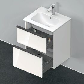 Duravit Waschtischunterbau D-NEO 625x510x402mm 1 Ausz. 1 Schubk. we hgl