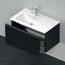 Duravit Waschtischunterbau D-NEO 1 Auszug 440x810x462mm eiche schwarz