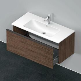 Duravit Waschtischunterbau D-NEO 1 Auszug 440x1010x462mm nussbaum dunkel