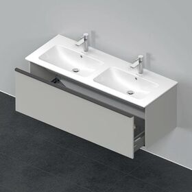 Duravit Waschtischunterbau D-NEO 440x1280x462mm, 1 Auszug betongrau matt