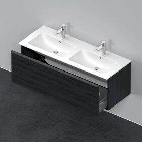 Duravit Waschtischunterbau D-NEO 440x1280x462mm, 1 Auszug eiche schwarz
